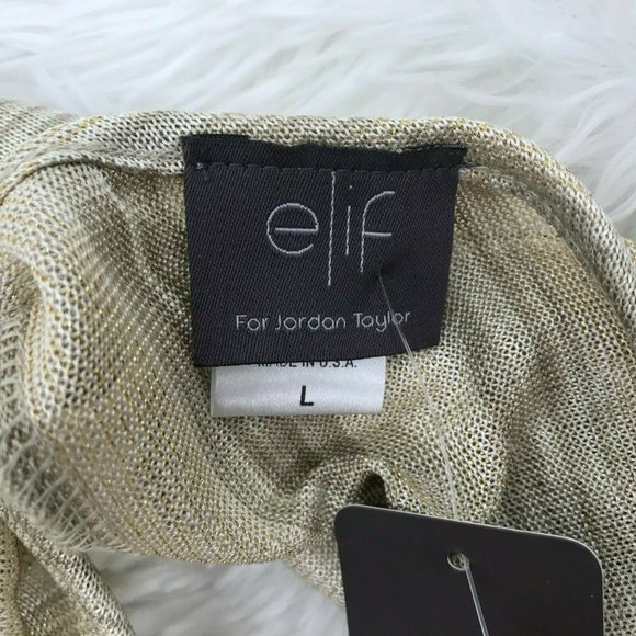 ELIF FOR JORDAN TAYLOR SCOOP NECK T-SHIRT DRESS -L - Picture 7 of 8